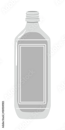 空のペットボトルのイラスト