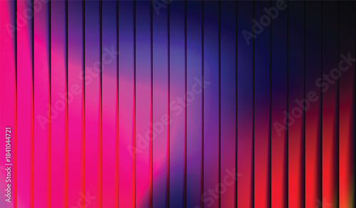 Dark Colorful Glass Ripple Texture Background EPS Vector. Deep Multitone Wavy Distorted Surface Pattern with Glossy Fluid Waves, Iridescent Crystal Effect, Gradient Abstract Backdrop