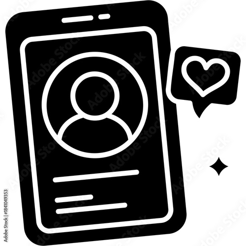 Glyph Solid Personal Branding Icon