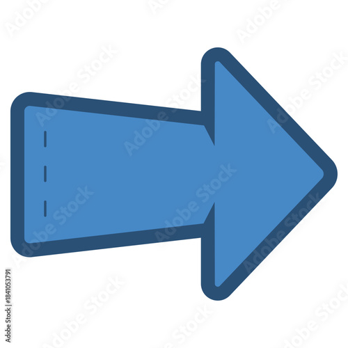blue right arrow icon