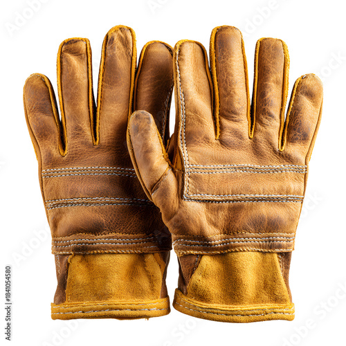 Professional Protective Leather Work Gloves for Safety in Industry