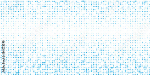 blue falling down confetti background. Repeated blue dotted abstract glitter pattern. Celebration Christmas, New Year or birthday party repeating backdrop. abstract