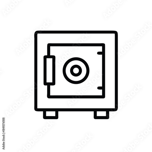 safe, vault, secure, lock, banking, strongbox, deposit, finance, protection, security, metalbox,