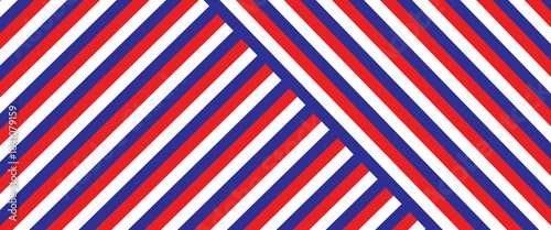 Airmail Envelope frame images with strips. International vintage letter border. Retro air mail postcard with blue and red stripes. Empty classic postal frame. vector illustration