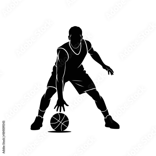 Basketball Action Designs – Dribble, Slam Dunk & Court Game Illustrations Collection
