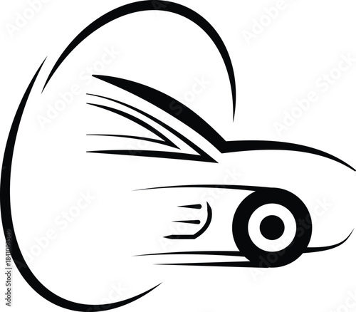 vector illustration of a car