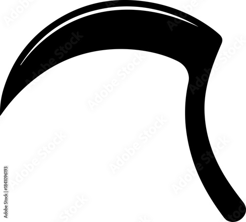 Grass Sickle silhouette vector illustration