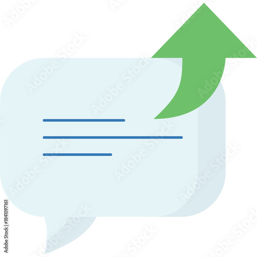 Text Sending Illustration