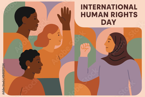 international human rights day art work design