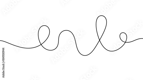 Continuous Drawing of Abstract Roller Coaster Track for Thrill Rides and Entertainment