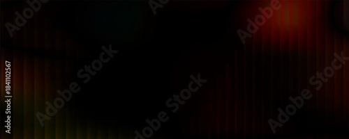 Dark Black vector template with bent ribbons. A vague circumflex abstract illustration with gradient. The elegant pattern for brand book.