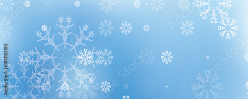 Random falling snow flakes wallpaper. Snowfall dust freeze granules.