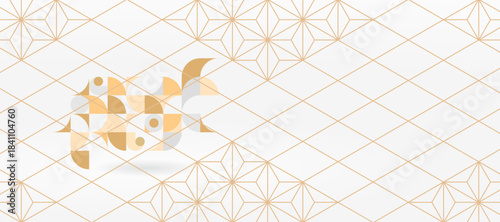 幾何学 抽象 サークル 鳥 葉 パターン 背景