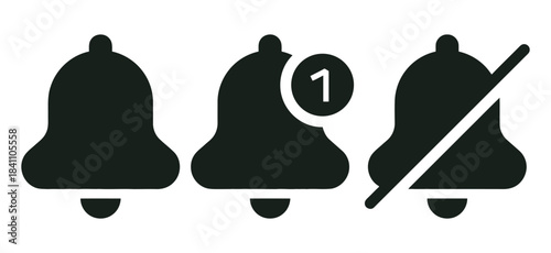 Bell notification with different states alert sound