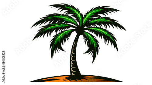 silhouette of palm tree