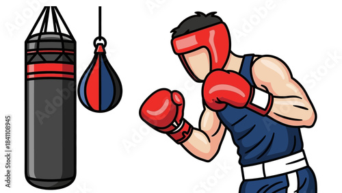 Dynamic Fitness Lifestyle Vector Illustration