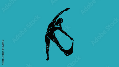 Dynamic Fitness Lifestyle Vector Illustration