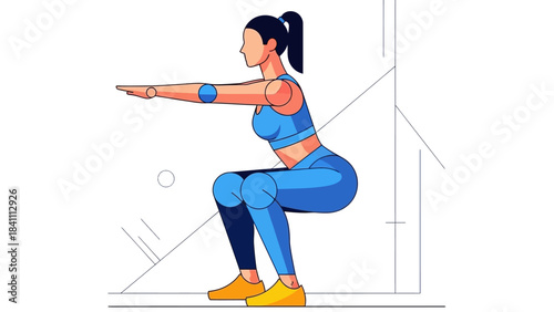 Dynamic Fitness Lifestyle Vector Illustration