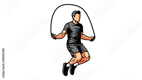 Dynamic Fitness Lifestyle Vector Illustration