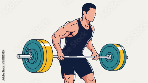 Dynamic Fitness Lifestyle Vector Illustration