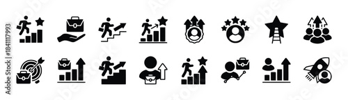 Career growth and success business ambition