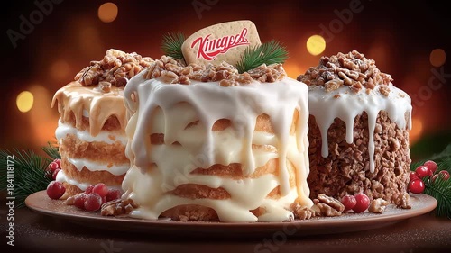 Christmas Warm Dessert Gathering Time Sharing Delicious Taste