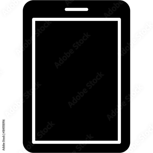 Glyph Solid Mobile Phone Icon