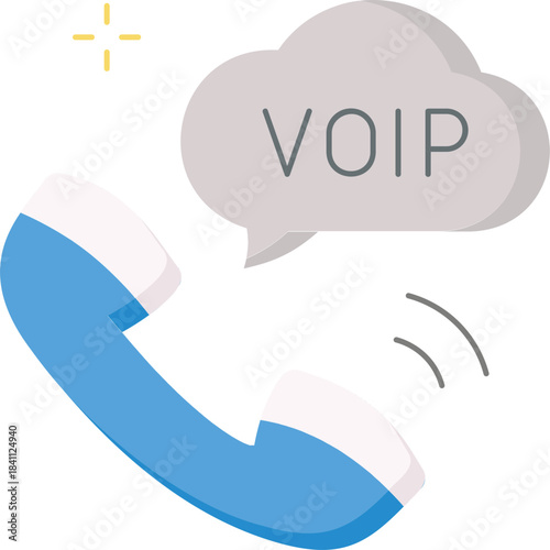 Voip Phone Illustration