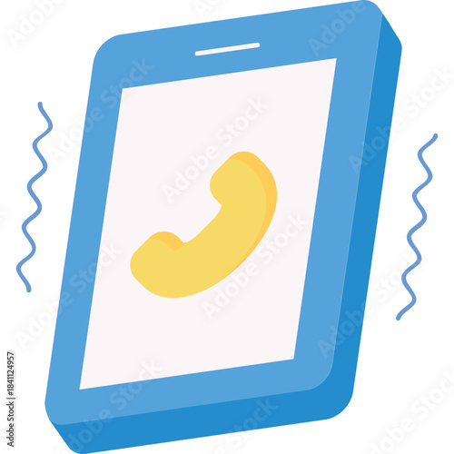 Phone Ringing Illustration