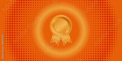 Stylish orange background for presentation, printing, business cards, banner