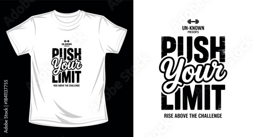 Gym fitness graphic vector art t-shirt design print template