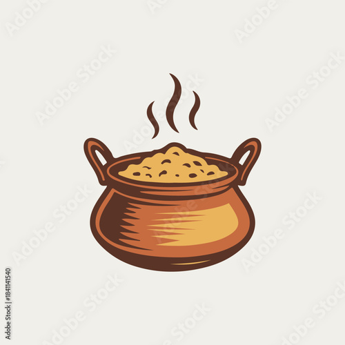 biriyani in a pot