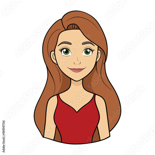 A stunning girl with long, flowing hair, radiant eyes, and graceful charm, exuding elegance and beauty that captivates everyone around her effortlessly.
