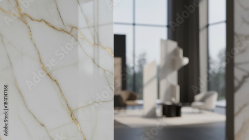 Elegant Marble Interior Design Luxury Modern Decor Home Interior