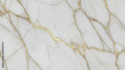 Elegant White Marble with Gold Veins Luxury Texture Interior Design