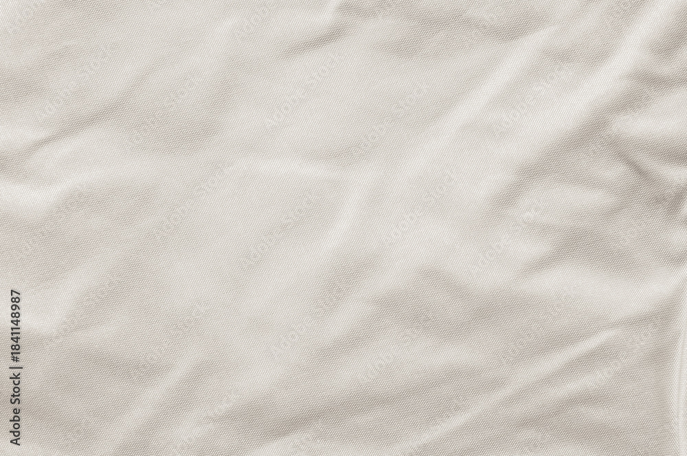 Obraz premium Cloud Dancer fabric texture background in a neutral, off-white color