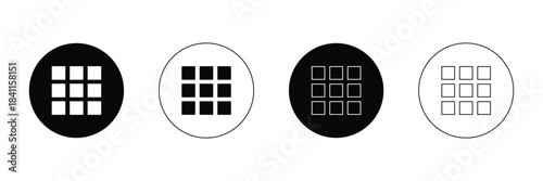 Apps icons in black fill and line style .Vector Illustration .EPS 10 .