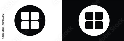 Apps icons in black fill and line style .Vector Illustration .EPS 10 .