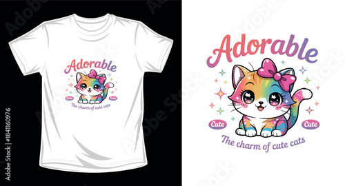 Kids graphic vector art t-shirt design print template