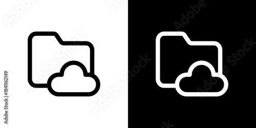 フォルダとクラウドのアイコン