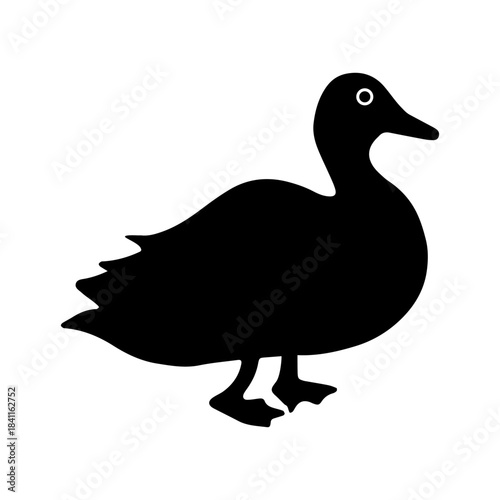 Loon icon vector set. Duck Illustration sign collection. bird symbol. fowl logo.