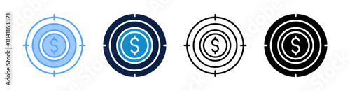 Target Multiple Style Icon Set Collection 