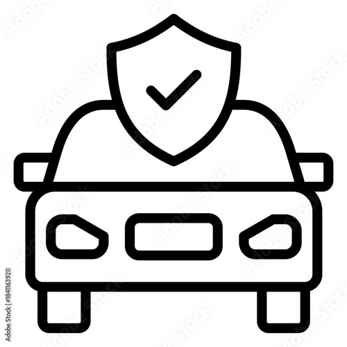 Car Insurance  Icon Element For Design