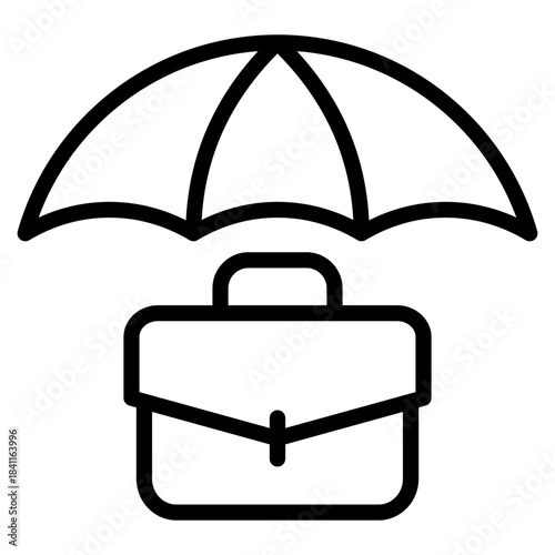 Business Insurance  Icon Element For Design
