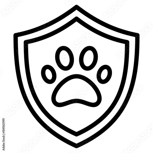 Pet Insurance  Icon Element For Design