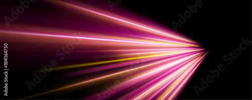 Curved light trails twist gracefully, forming flowing luminous patterns. Sparks shimmer vividly along every motion path. Ideal for sci-fi and tech visuals.