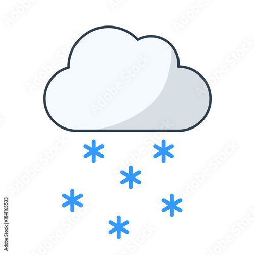Snowy Cloud Icon