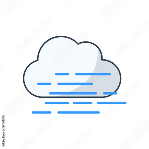 Foggy Cloud Illustration