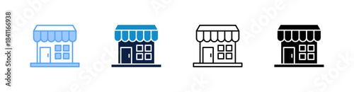 Store Multiple Style Icon Set Collection 