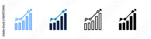 Grow Up Multiple Style Icon Set Collection 